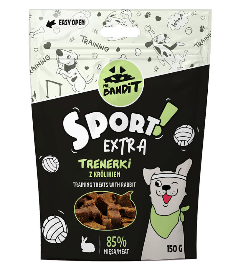 Mr. Bandit Sport Extra with Rabbit Treats for Dogs, 150g
