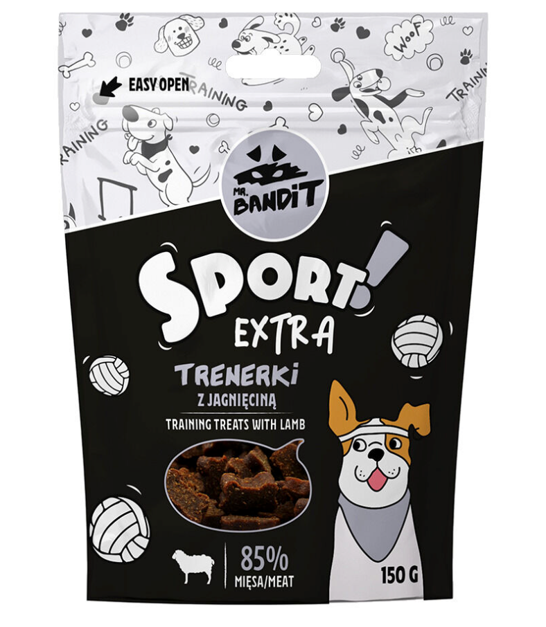 Mr. Bandit Sport Extra with Lamb Treats for Dogs, 150g