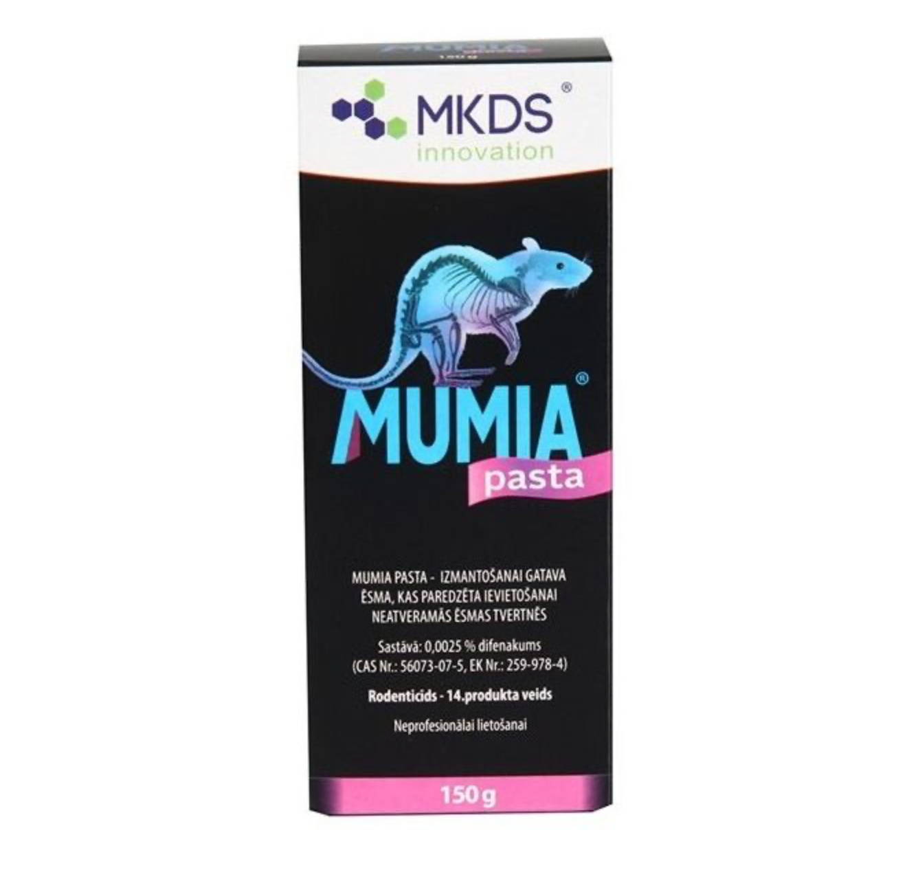 Mumia Paste Rodenticide for Mice and Rats, 150 g