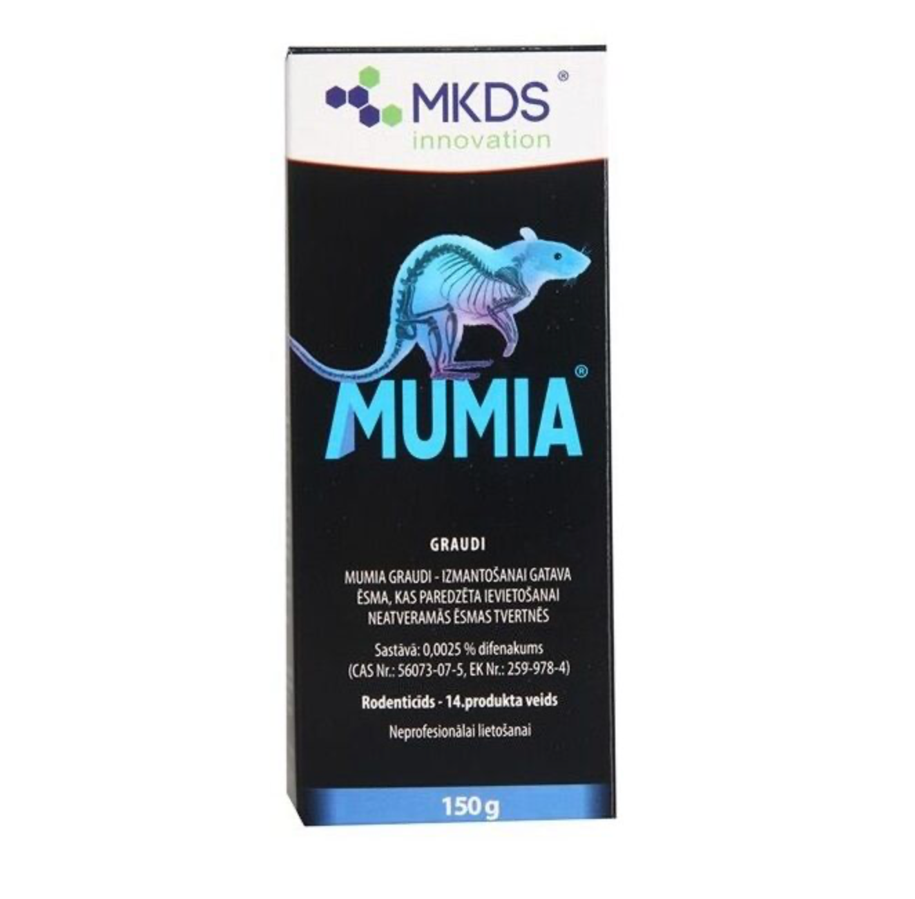 Mumia Grain Rodenticide for Mice and Rats, 150 g
