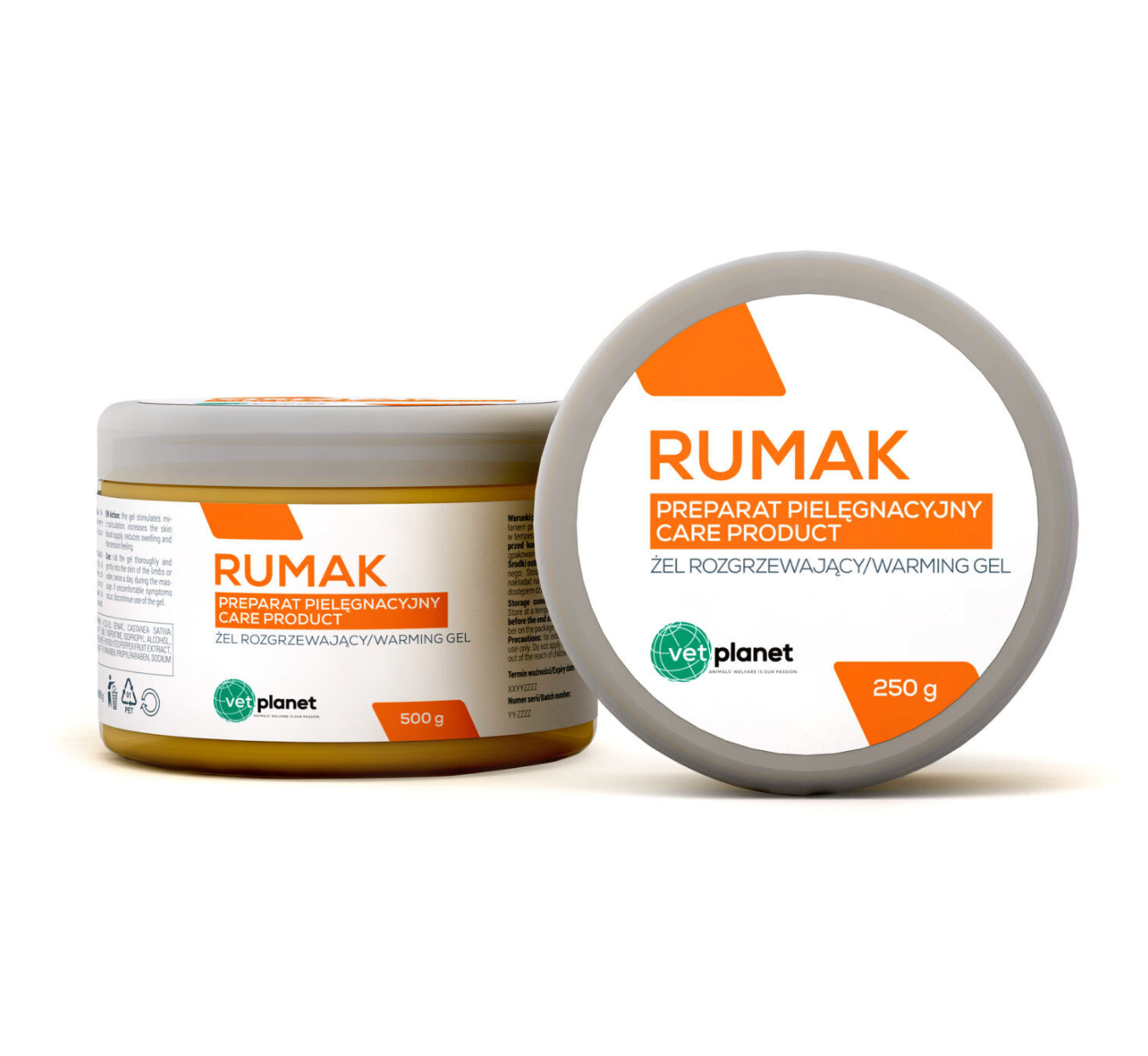 RUMAK Wärmegel für Pferde zur Beseitigung von Ödemen, 250 g