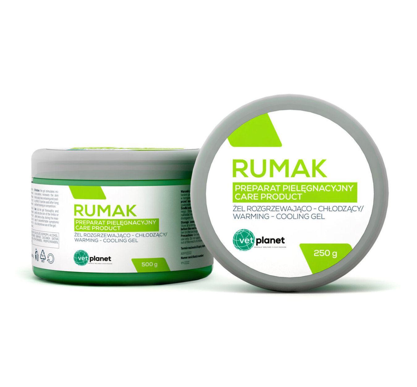 RUMAK Warming – Kühlgel für Pferde, 500 g