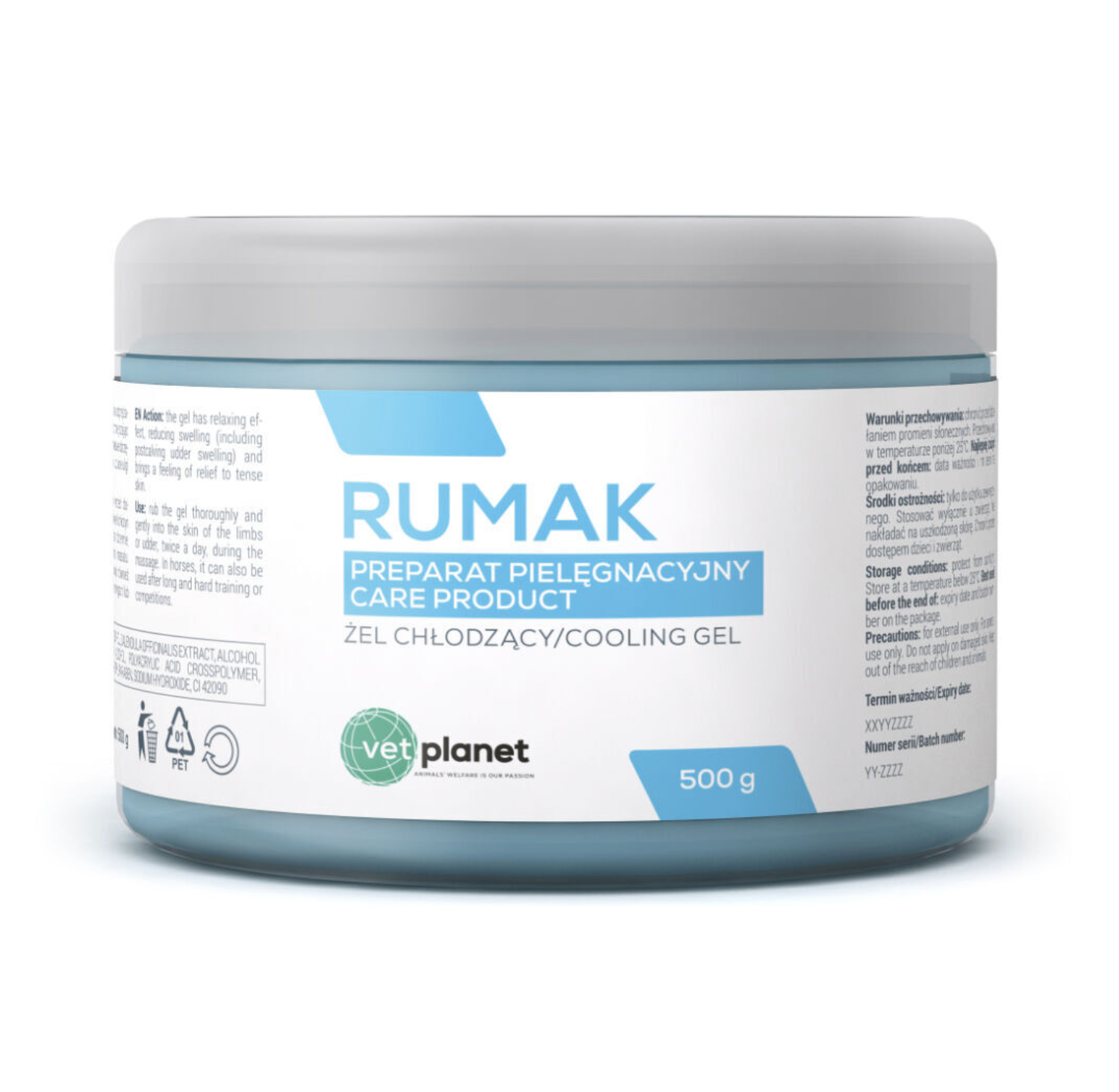 RUMAK Kühlgel für Pferde, 250g