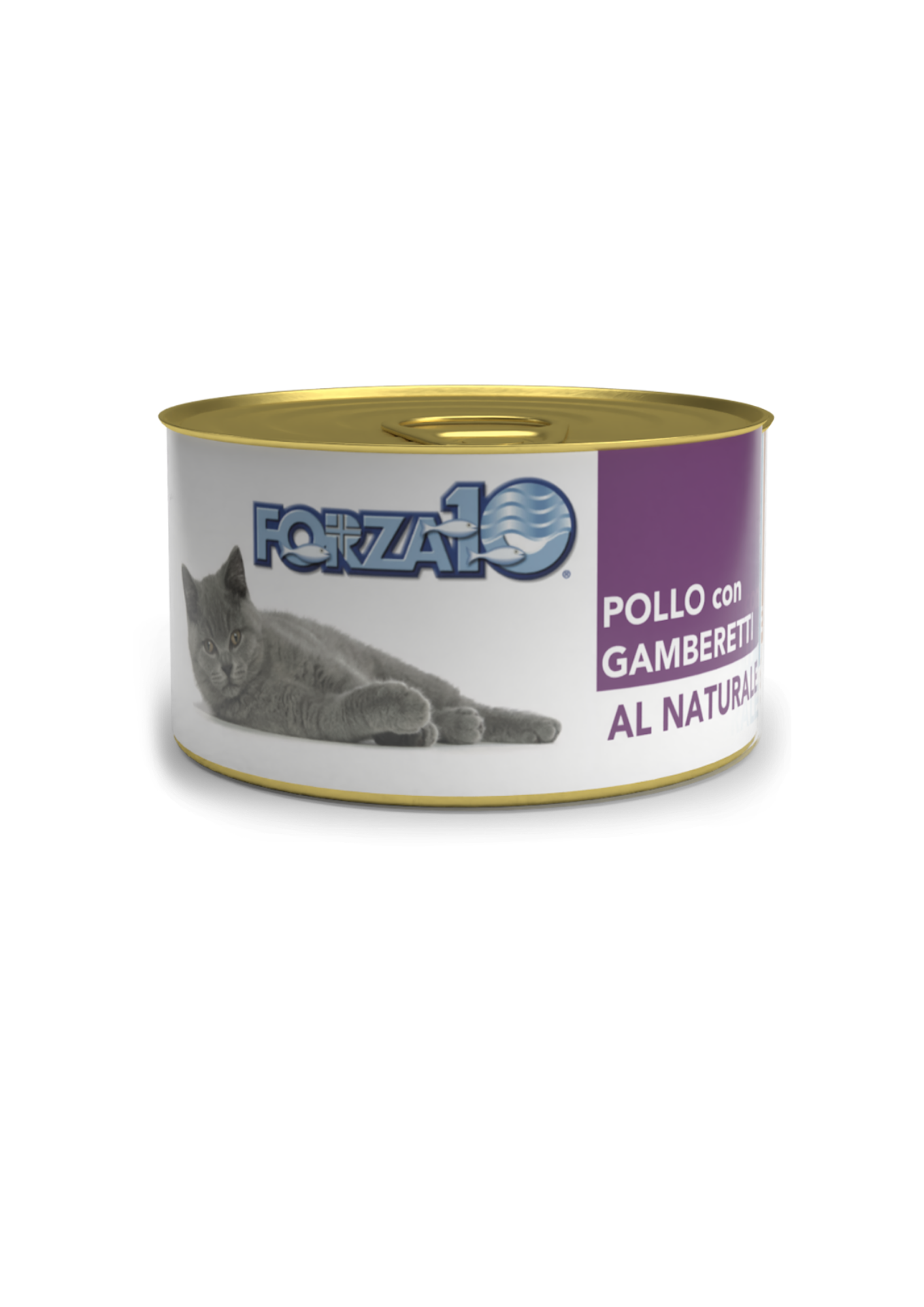 Forza10 Adult Cat Wet Cat Food With Chicken and Shrimp au naturel, 75g