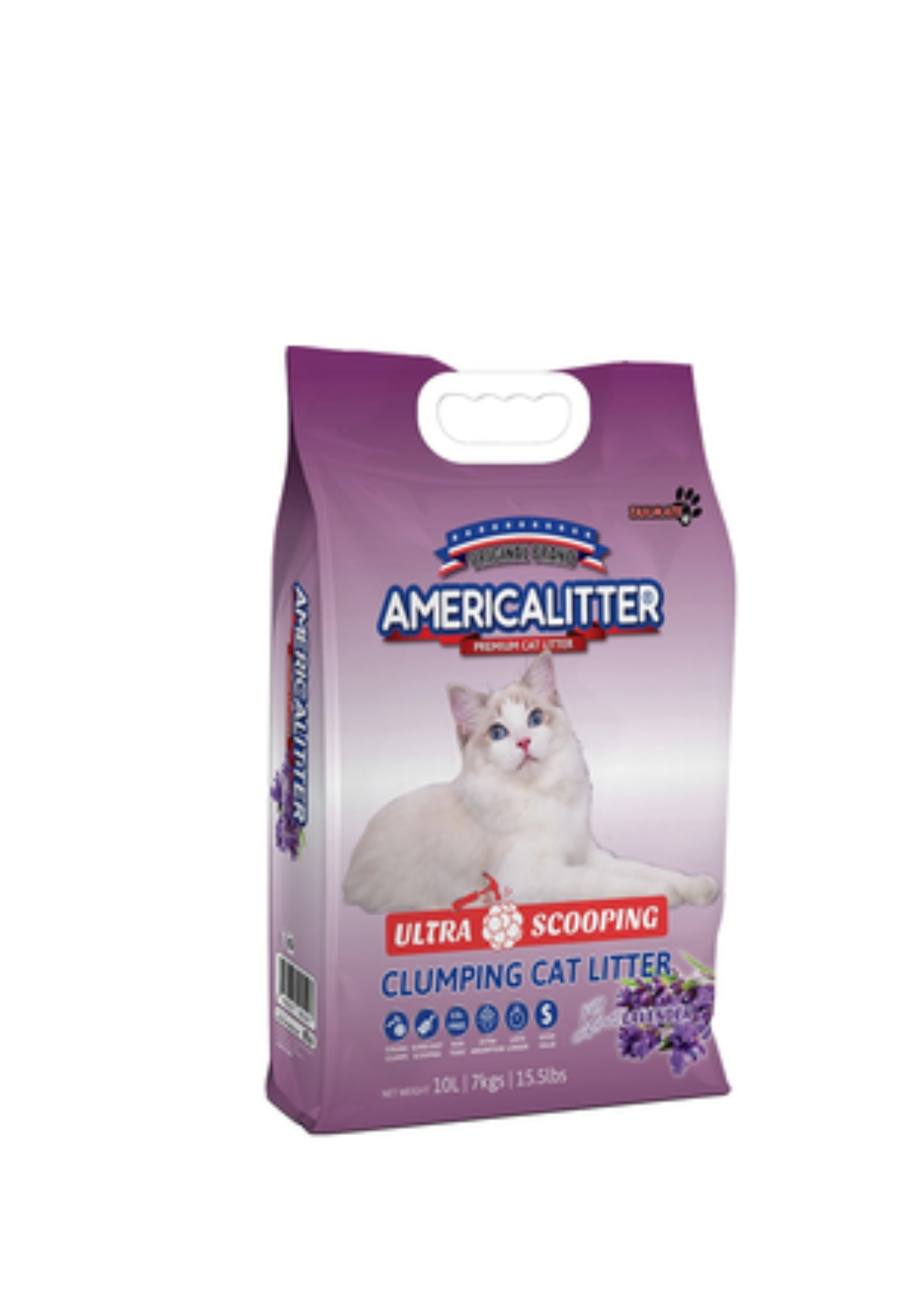 Kindpet AMERICA CAT LITTER ULTRA SCOOPING LAVANDA 猫砂，18升，15公斤