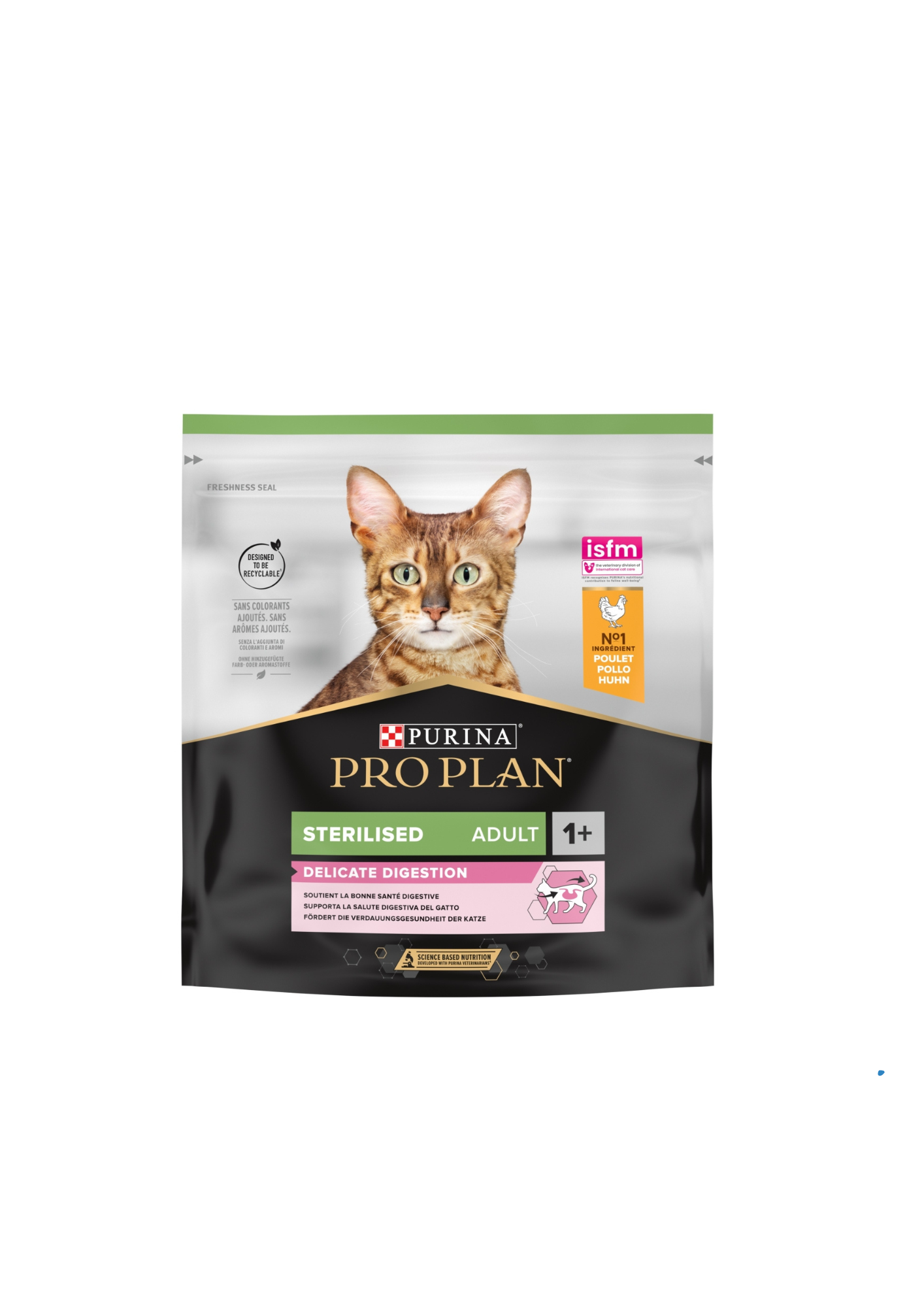 Purina PRO PLAN ® Croquettes stérilisées pour chats adultes à digestion délicate au poulet, 400 g
