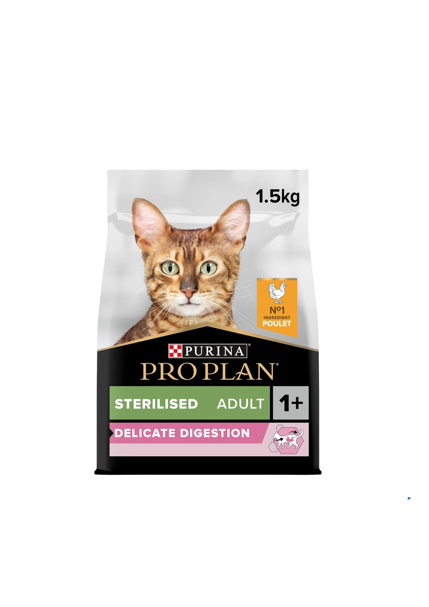 Purina PRO PLAN ®Sterilised Adult Delicate Digestion Dry Cat Food with Chicken, 1.5kg