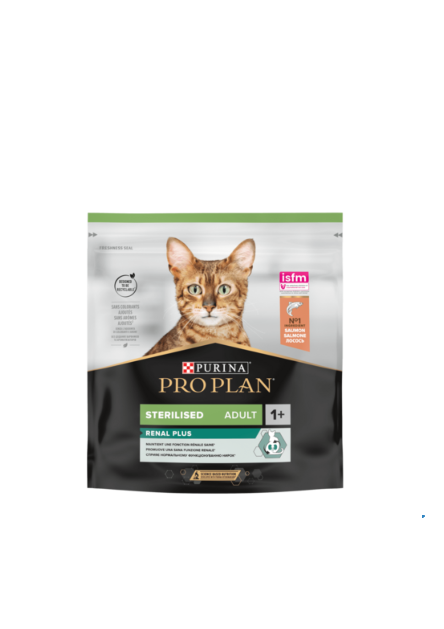 Purina PRO PLAN®  Sterilized Adult Renal Plus Dry Cat Food with Salmon, 400g