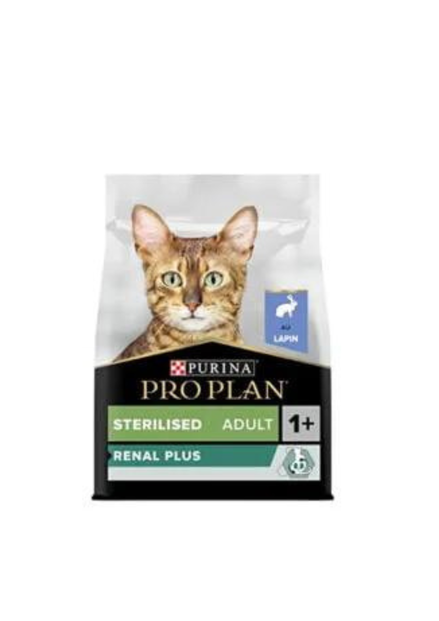 Purina PRO PLAN® Adult STERILIZED Renal Plus sausā barība kaķiem ar trusi, 1,5kg