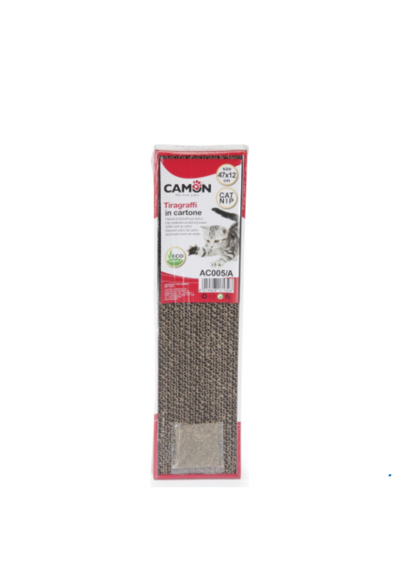 Camon Katzen-Nagelschärfbrett aus Pappe, 12 x 47 cm