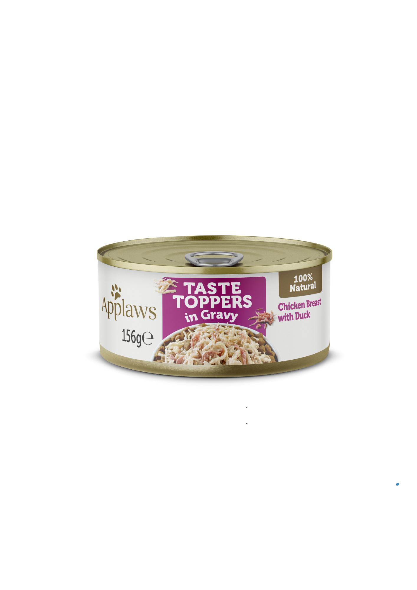 Applaws Taste Toppers in Gravy Chicken Breast with Duck, 100% Natural Complements Dry Dog Food, 156 g