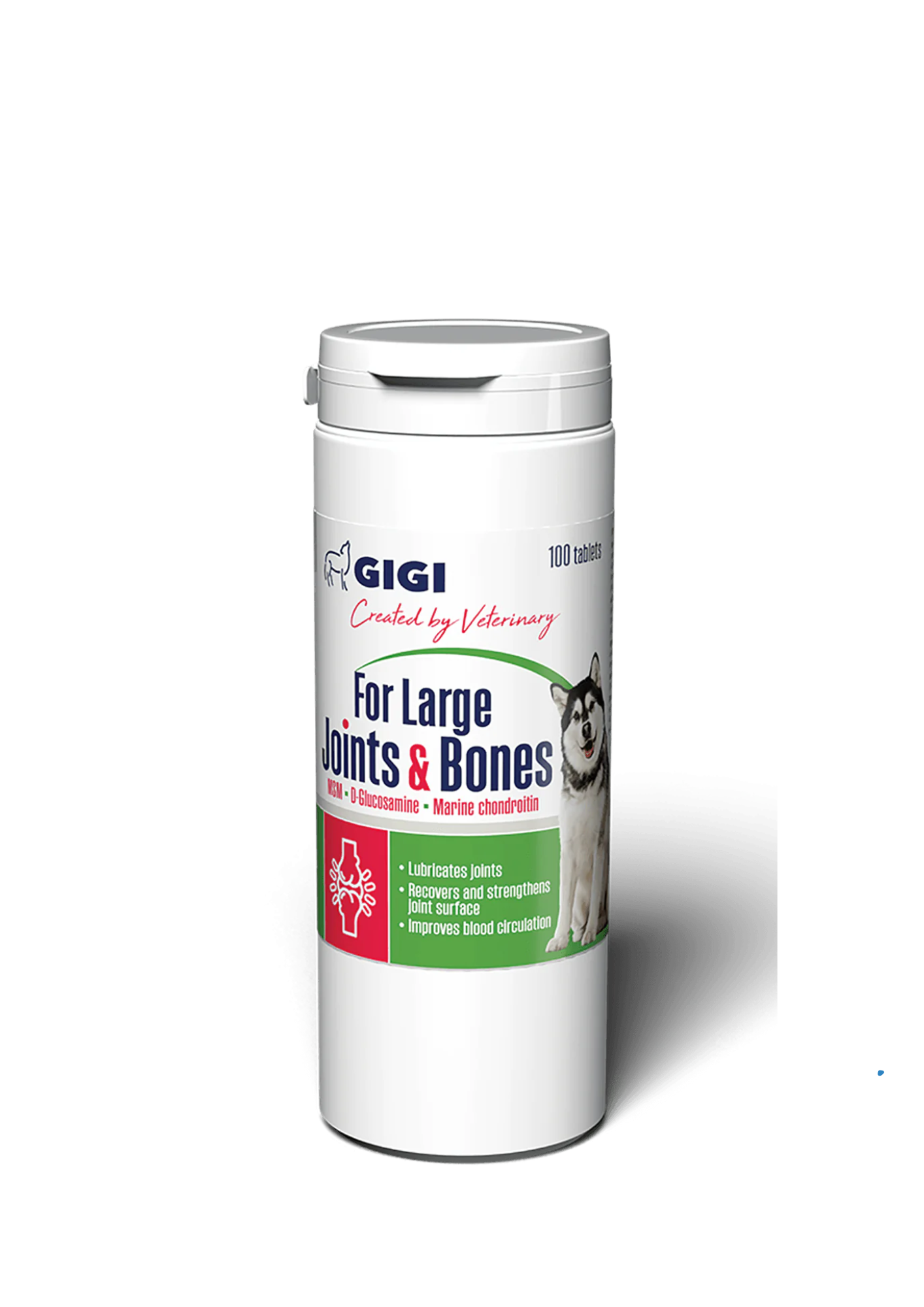 GIGI For Large Joints & Bones Suplemento para perros grandes, N100