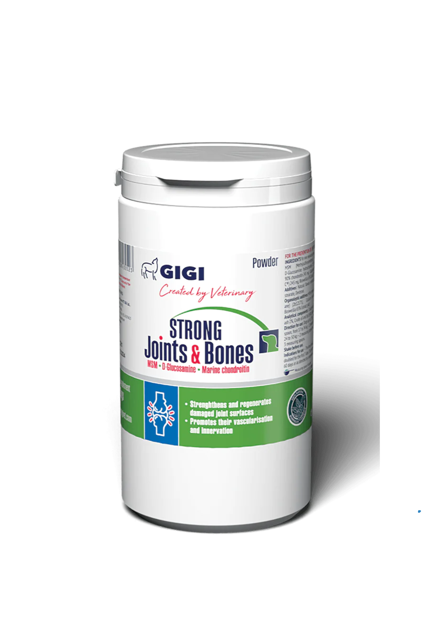GIGI Suplemento en POLVO para Articulaciones y Huesos Fuertes para Perros, 1040 g