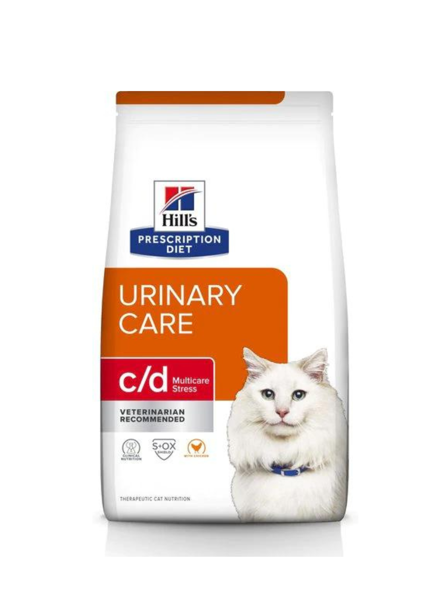Hill's c/d Multicare Stress Katzen-Trockenfutter mit Huhn, 3 kg