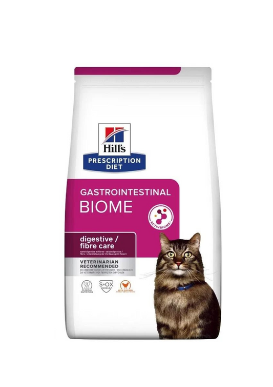 Hill's PRESCRIPTION DIET Gastrointestinal Biome, Sausā barība kaķiem ar vistu, 1,5kg