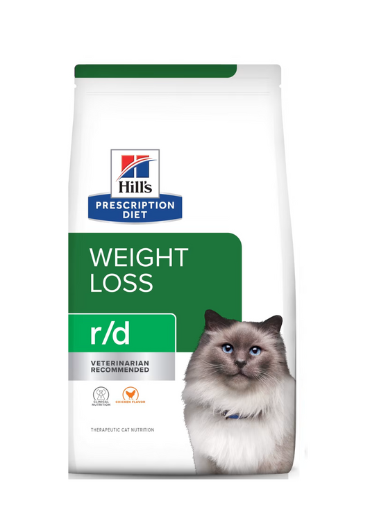 Hill's PRESCRIPTION DIET r/d Sausā barība kaķiem ar vistu svara kontrolei, 1,5kg