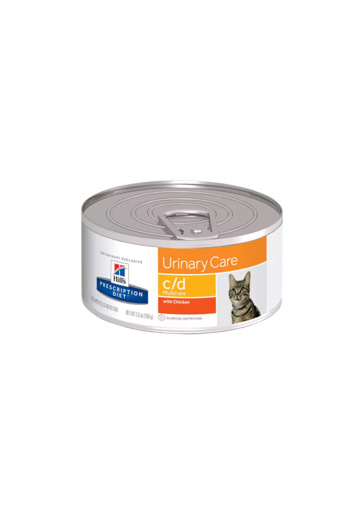 Hill's c/d Multicare Feline Wet Cat Food with Chicken, 156g