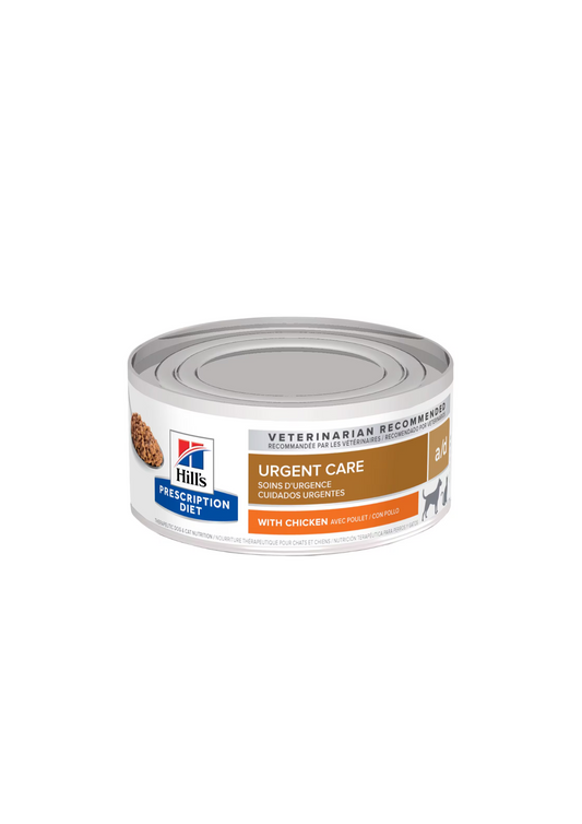 Hill's a/d Wet Dog/Cat Food For Pets Recovering with Chicken, 156g