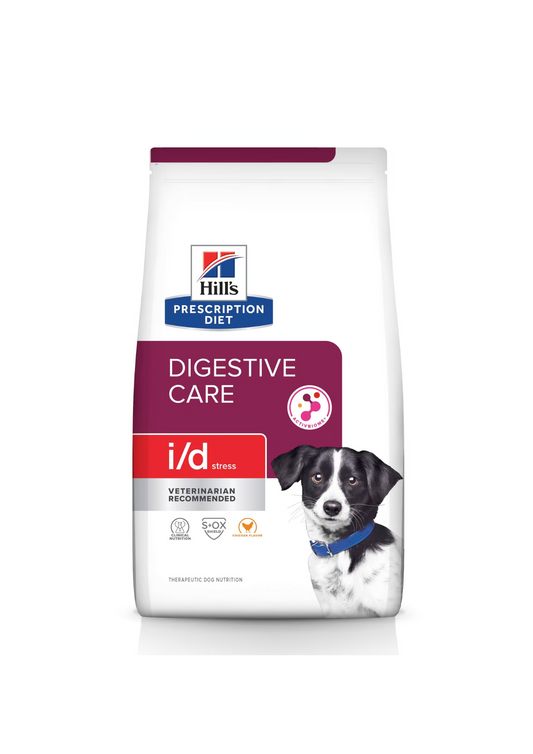 Hill's Prescription Diet i/d Stress & Digestive Care Dry Dog Food With Chicken Flavor, 1kg