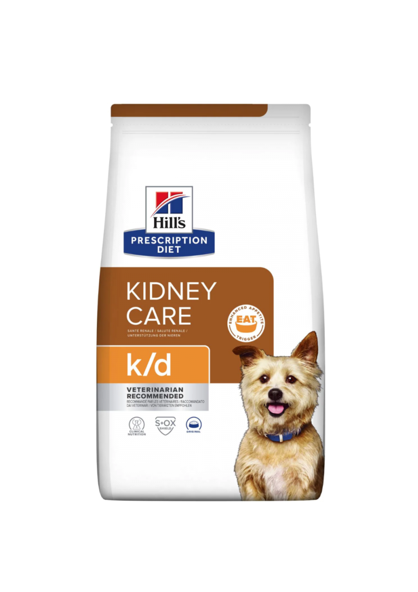 Hill's k/d Kidney Care Trockenfutter für Hunde mit Fisch, 12 kg