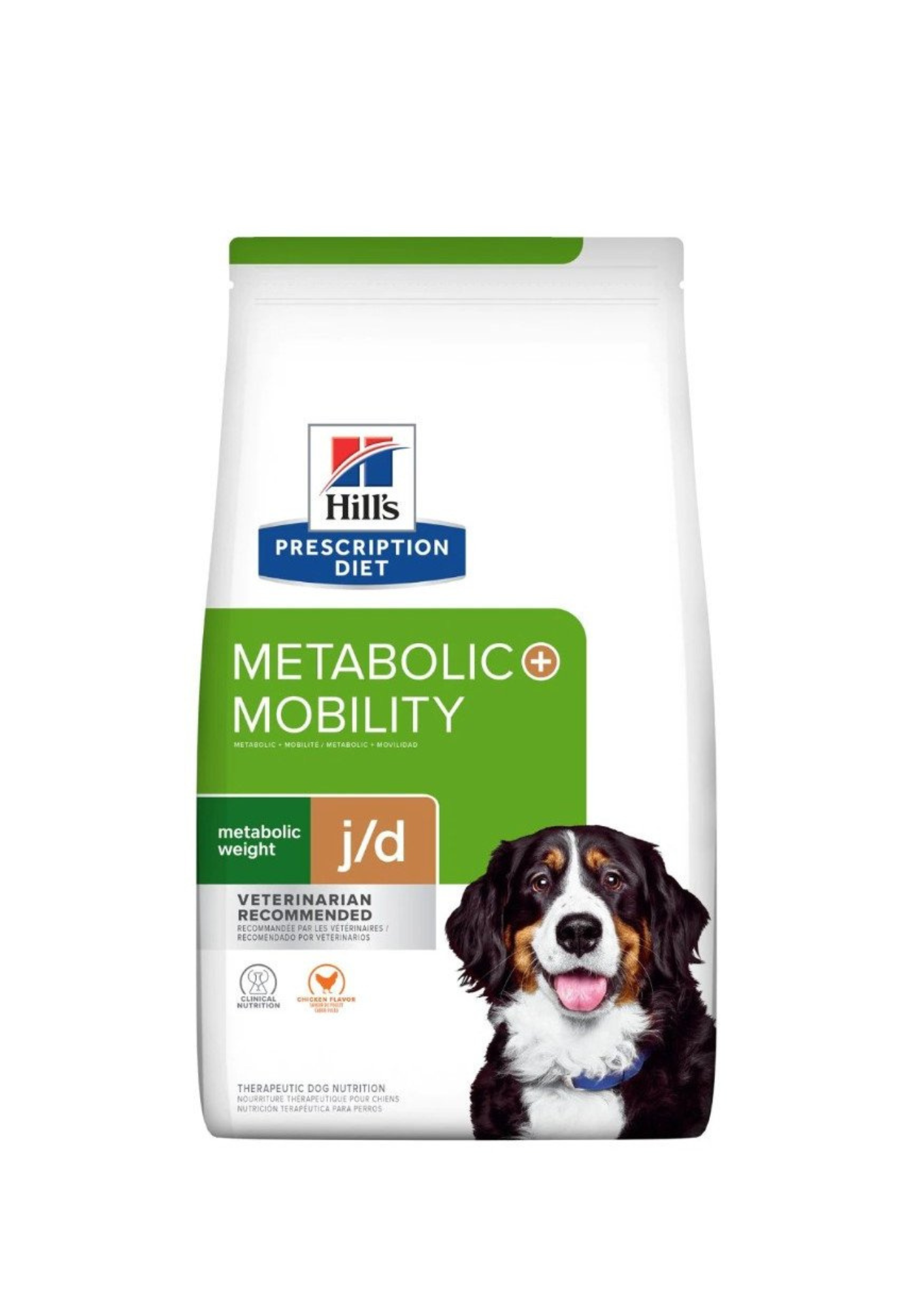 Hill's Prescription Diet Metabolic + Mobility Sausā barība suņiem ar vistu svara kontrolei un locītavu atbalstam, 12kg