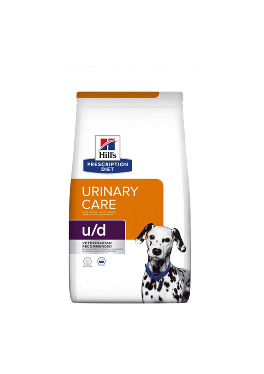 Hill's Prescription Diet u/d Urinary Care Sausā barība suņiem ar olām urīnceļu atbalstam, 10kg