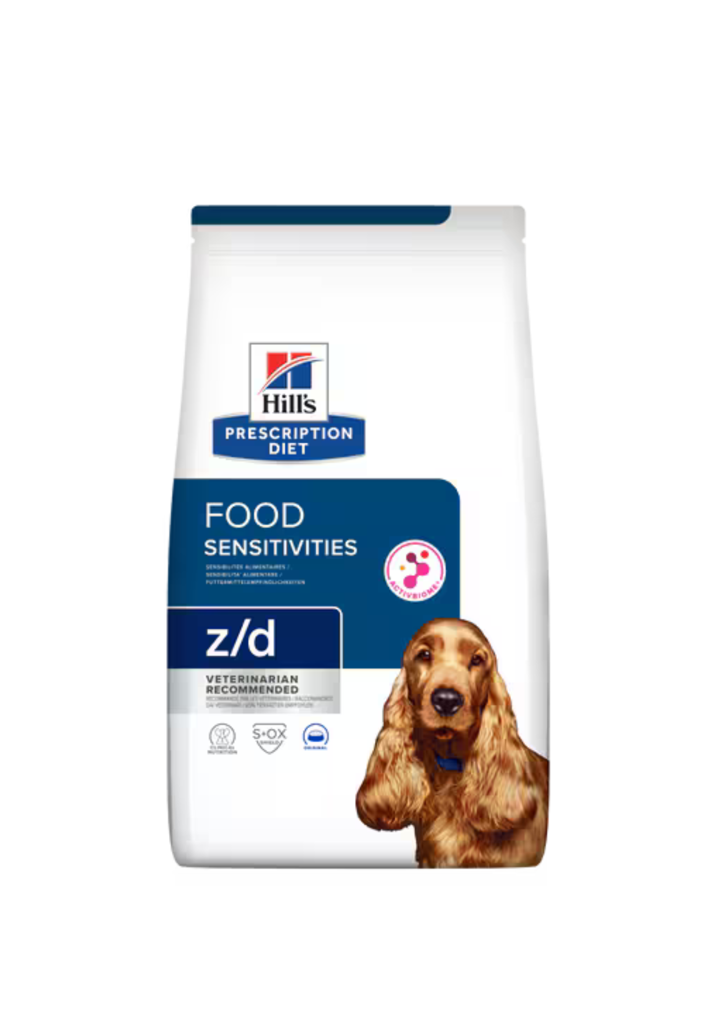 Hill's Prescription Diet z/d Food Sensitivities Sausā barība suņiem ar vistu barības jūtības gadījumā, 10kg