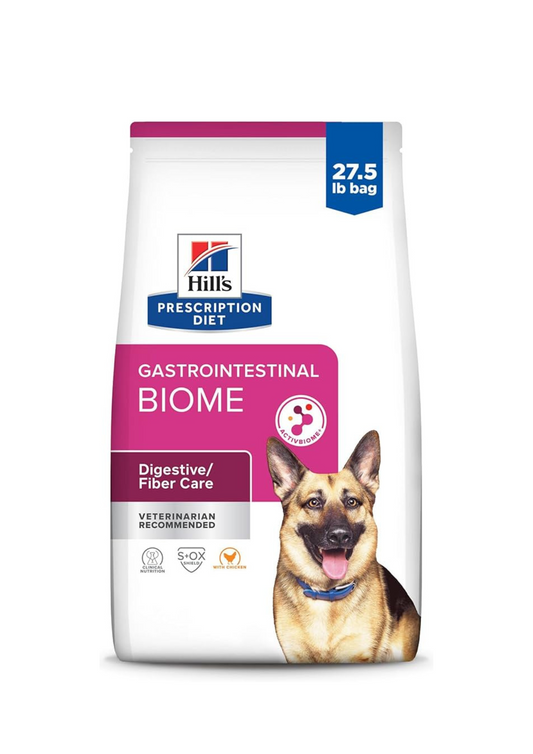 Hill's Prescription Diet Gastrointestinal Biome Sausā barība suņiem ar vistu gremošanas traucējumu gadījumā, 1,5kg