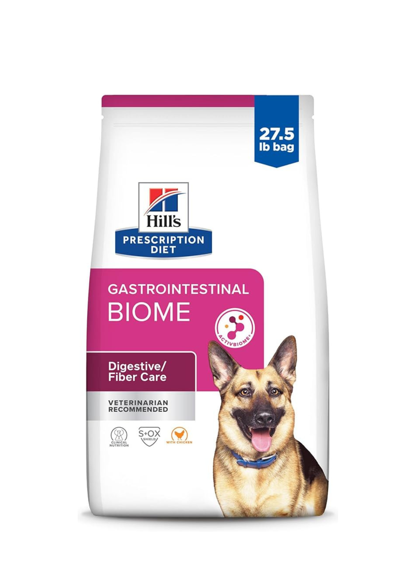 Hill's Gastrointestinal Biome Croquettes pour Chiens au Poulet, 10 kg