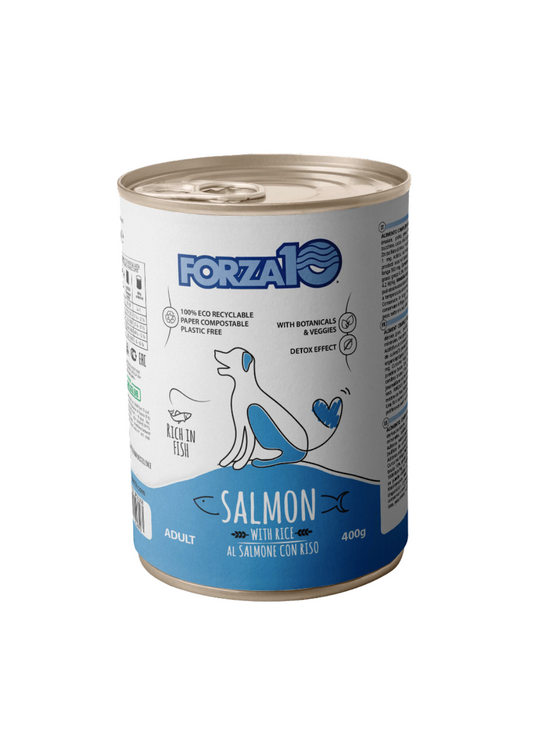 Forza10 Adult Dog Maintenance Wet Dog Food With Salmon and Rice, 400 g
