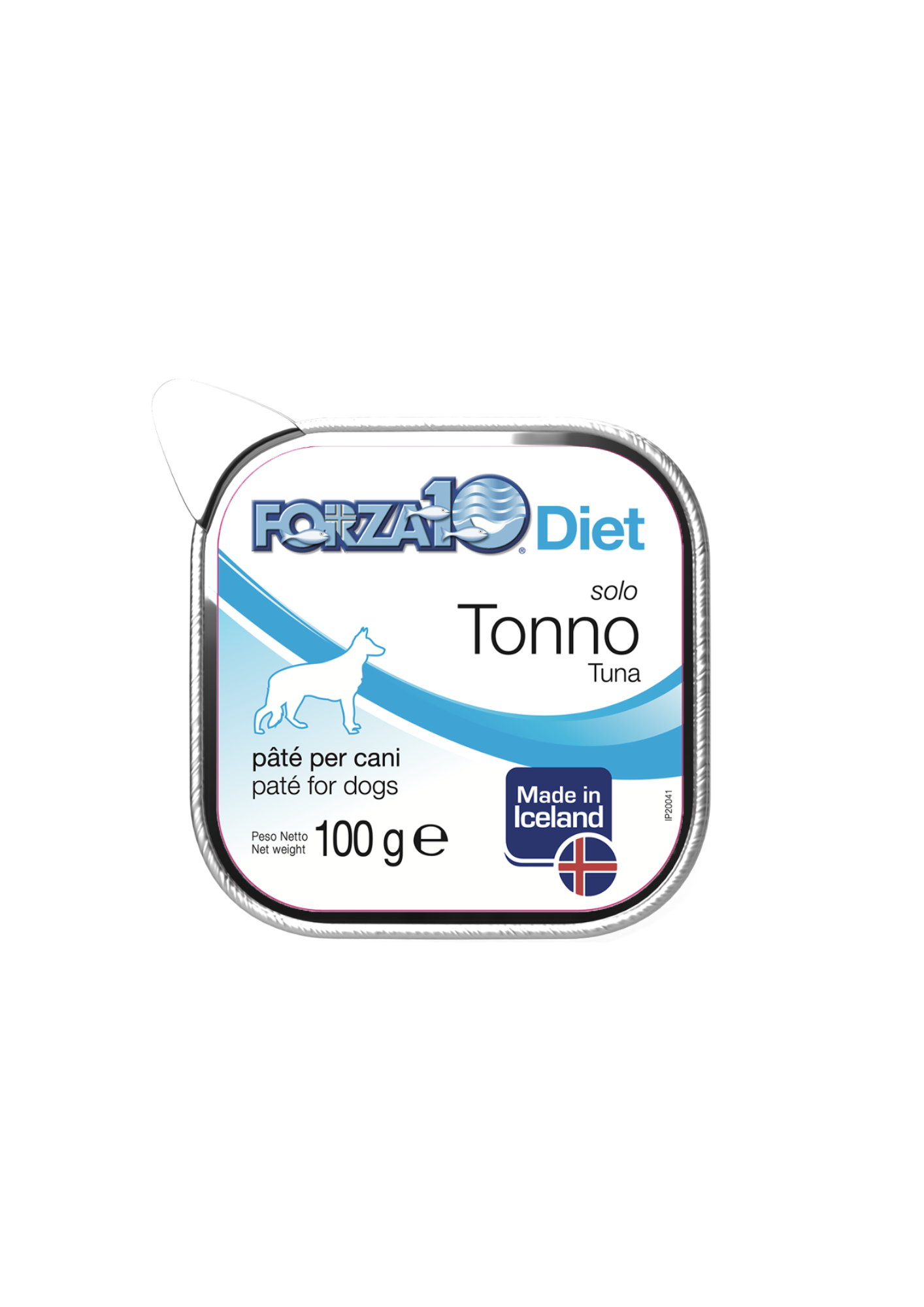 Forza10 Solo Diet Tuna mitrā barība suņiem ar tunci pārtikas nepanesamību un alerģijas gadījumos, 300g