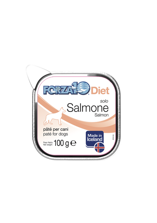 Forza10 Dog Solo Diet Salmon Pate Wet Dog Food, 100g
