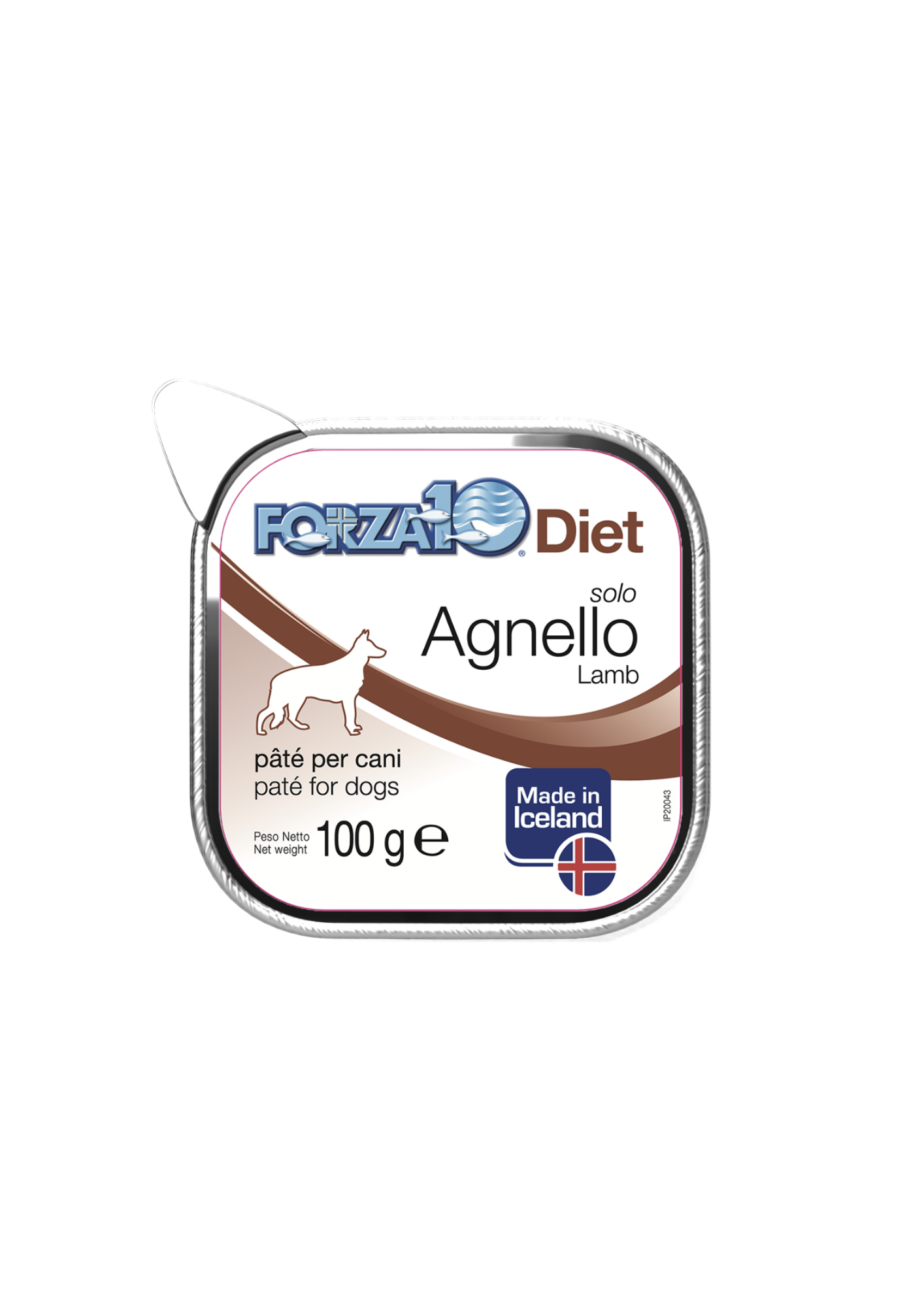 Forza10 Dog Solo Diet Pate with Lamb Wet Dog Food, 100g