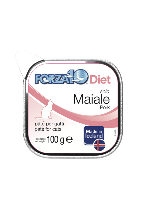 Forza10 Cat Solo Diet Pork Pate, Wet food, 100g