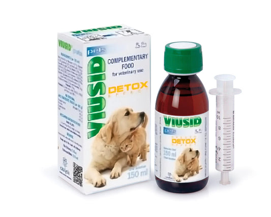 Catalysis VIUSID DETOX 150ml - Papildinājums imūnsistēmai ar detoksikācijas efektu suņiem un kaķiem