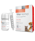 Wepharm® WeHemo® papildbarība anēmijas gadījumos suņiem un kaķiem, suspensija iekšķīgai lietošanai, 30 ml