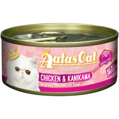 Aatas Chat Crème Poulet & Sardine 80g