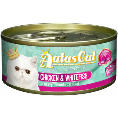 Aatas Cat Creamy Chicken&Whitefish For Cat, 80g