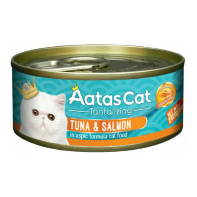 Aatas Cat Tantalizing Tuna&Salmon For Cat, 80g