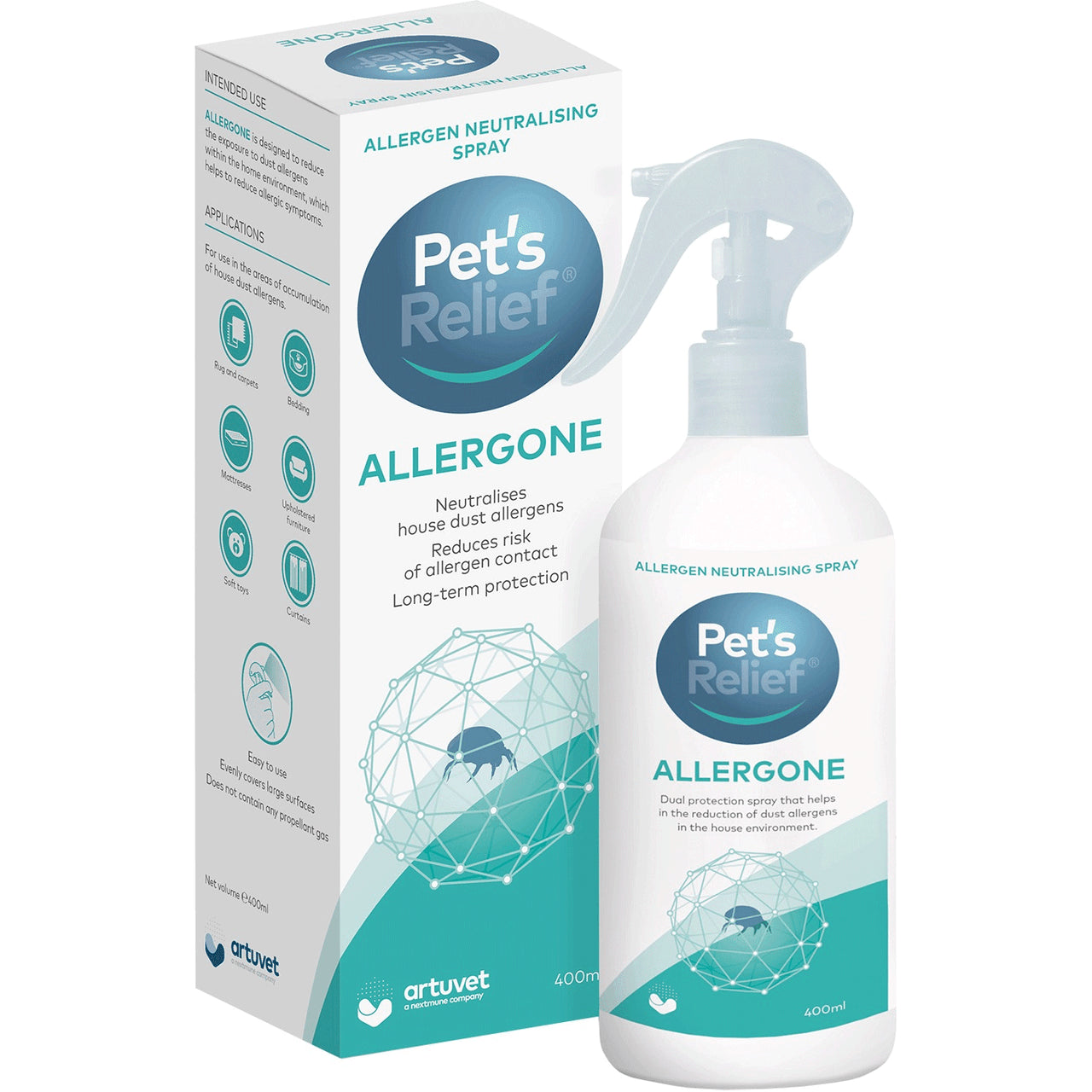 Soulagement des allergies pour animaux de compagnie 400 ml