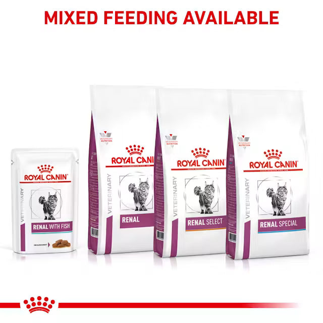 ROYAL CANIN® Veterinary Renal With Fish Thin Slices In Gravy Cat Wet Food, 85 g