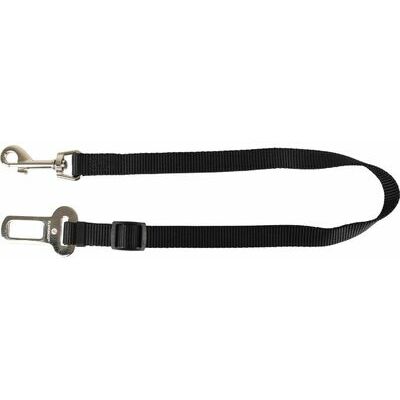 Bilbältesadapter KURA, svart, justerbar 45-70 cm / 20 mm