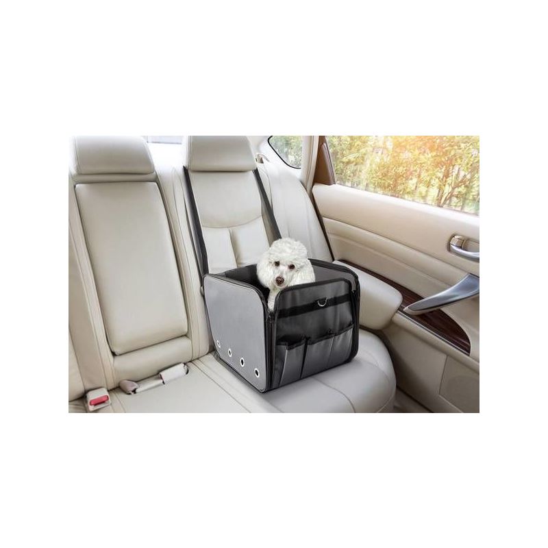 Auto sēdeklis suņiem Pet Car Seat 36x36x24cm grey