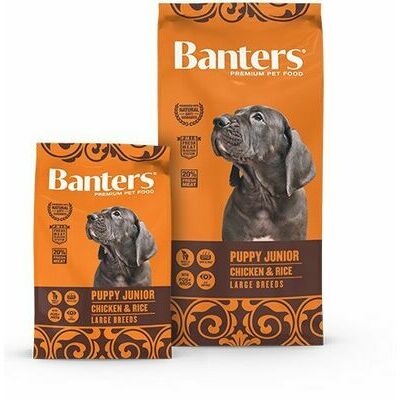 BANTERS Puppy junior large chicken&rice 15 kg