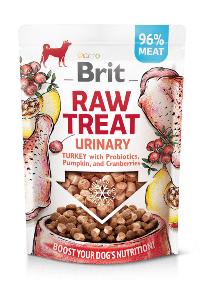 Brit Raw Treat Urinary mit Truthahn-Snack für Hunde, 40 g