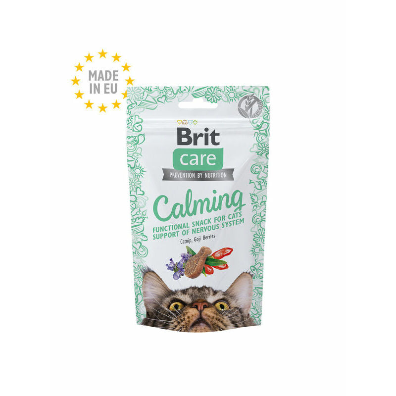 Brit Care Snack para gatos calmante con pollo, hierba gatera y bayas de Goji, 50 g