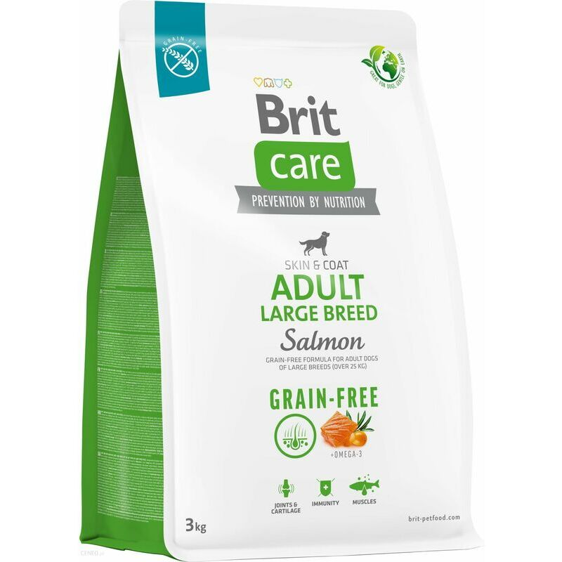 Brit Care GF Adult LB Salmon Dry Dog Food 3kg