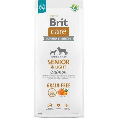 Brit Care GF Senior&Light Salmon Dry Dog Food 12kg