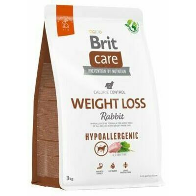 Brit Care GF Weight Loss Rabbit Dry Dog Food 3kg