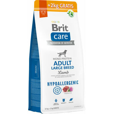 Brit Care Hypoallergenic Adult Large Breed Lamb & Rice 12 kg + 2 kg